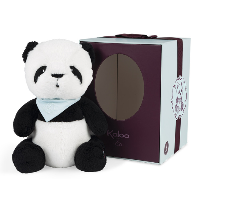  les amis bamboo the panda soft toy white black 25 cm 